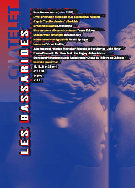 Les Bassarides (Hans Werner Henze, 2005)